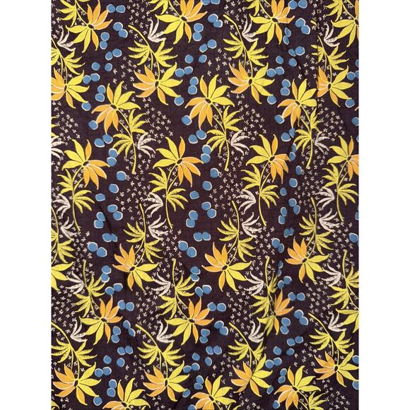 Toad & Co Fletch Short Sleeve Shirt Med Raisin Palm Print Tropical Button Up - Picture 11 of 11